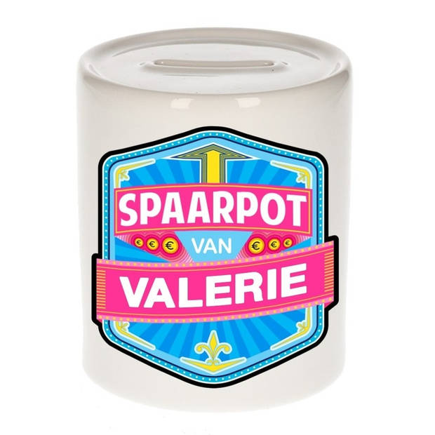 Vrolijke kinder spaarpot voor Valerie - Spaarpotten