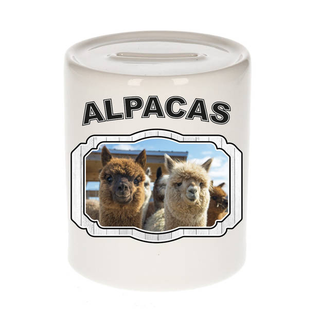 Dieren liefhebber alpaca spaarpot - alpacas cadeau - Spaarpotten