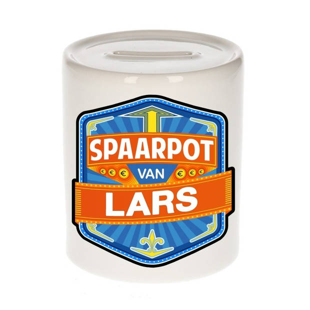 Vrolijke kinder spaarpot voor Lars - Spaarpotten