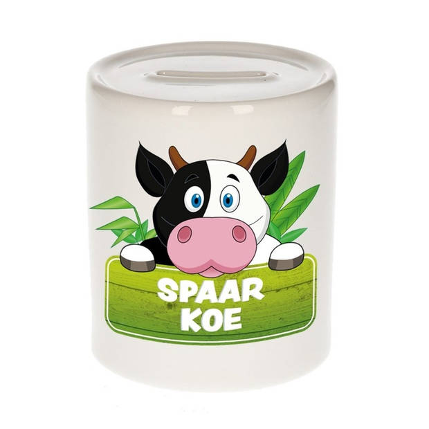 Spaarpot van de spaar koe Koetje Boe 9 cm - Spaarpotten