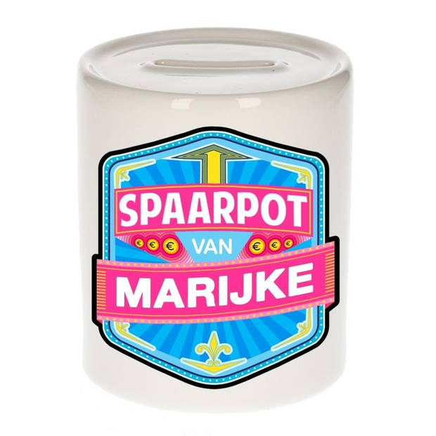 Vrolijke kinder spaarpot voor Marijke - Spaarpotten