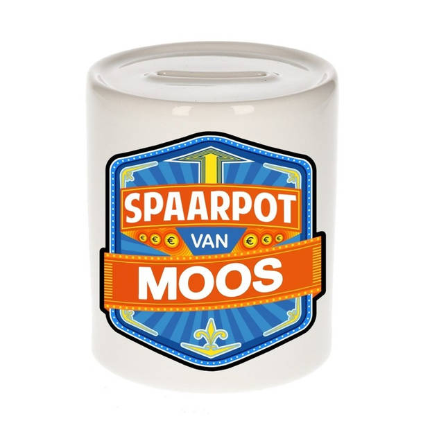 Vrolijke kinder spaarpot voor Moos - Spaarpotten