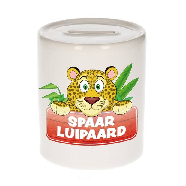 Spaarpot van de spaar luipaard Fast Freddy 9 cm - Spaarpotten