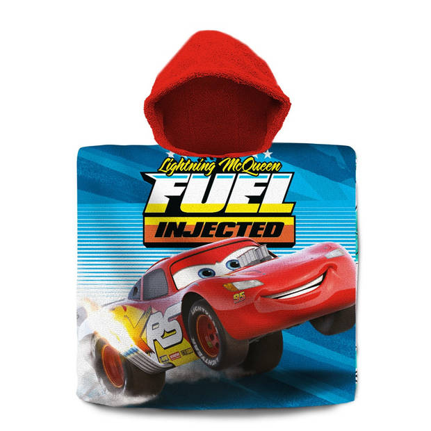 Disney Cars Lightning McQueen badcape met rode capuchon - Badcapes