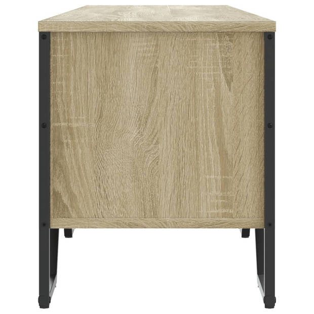 vidaXL Tv-meubel 180x34x41 cm bewerkt hout sonoma eikenkleurig