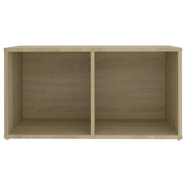 vidaXL Tv-meubel 72x35x36,5 cm bewerkt hout sonoma eikenkleurig