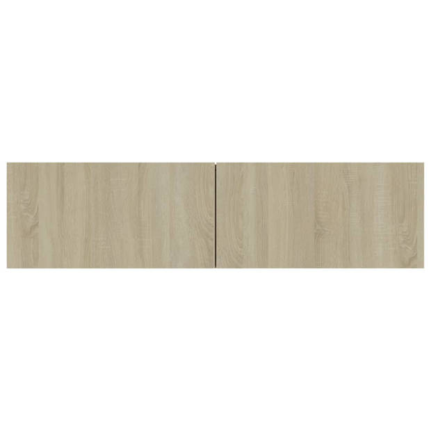 vidaXL Tv-meubel 120x30x30 cm bewerkt hout sonoma eikenkleurig