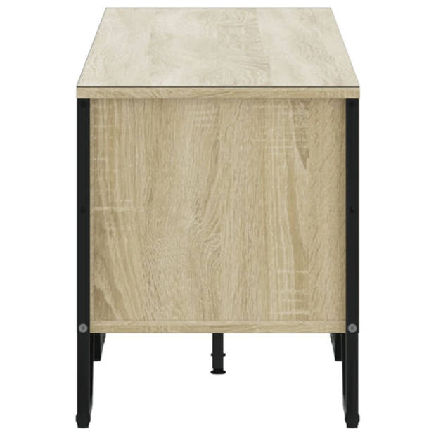 vidaXL Tv-meubel 180x34x41 cm bewerkt hout sonoma eikenkleurig