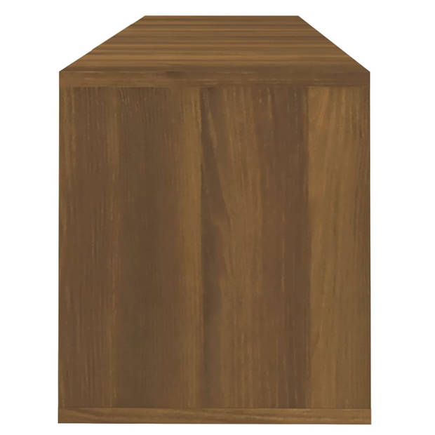 vidaXL Tv-meubel 120x30x40,5 cm bewerkt hout bruin eikenkleur