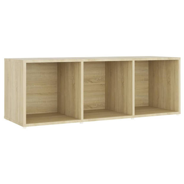 vidaXL Tv-meubel 107x35x37 cm bewerkt hout sonoma eikenkleurig