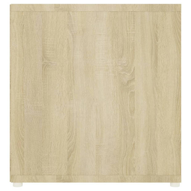 vidaXL Tv-meubel 107x35x37 cm bewerkt hout sonoma eikenkleurig