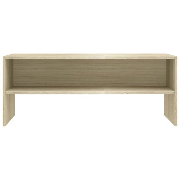 vidaXL Tv-meubel 100x40x40 cm bewerkt hout sonoma eikenkleurig