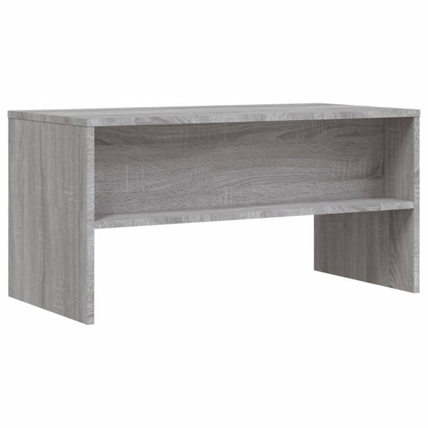 vidaXL Tv-meubel 80x40x40 cm bewerkt hout grijs sonoma eikenkleurig