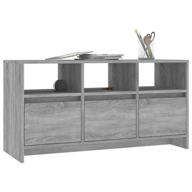 vidaXL Tv-meubel 102x37,5x52,5 cm bewerkt hout grijs sonoma eikenkleur