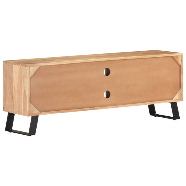 vidaXL Tv-meubel met natuurlijke randen 120x30x42cm massief acaciahout