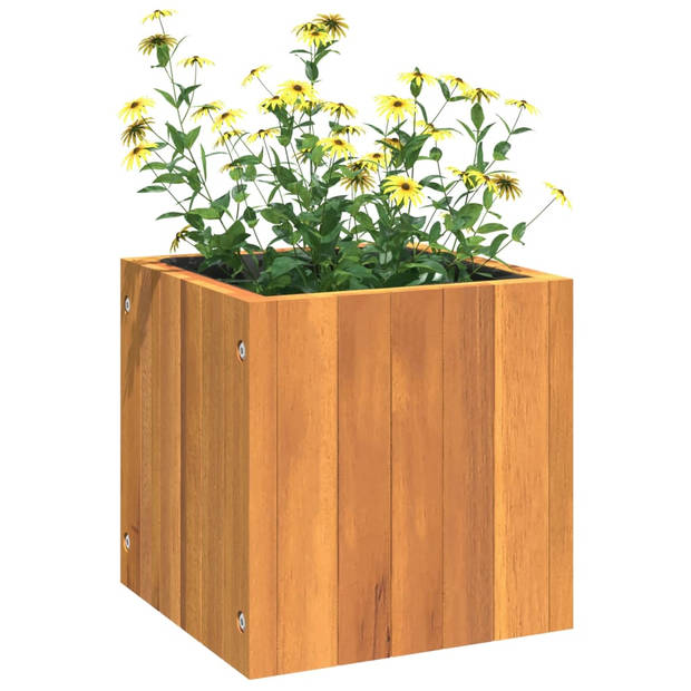 vidaXL Plantenbak 25x25x25 cm massief acaciahout