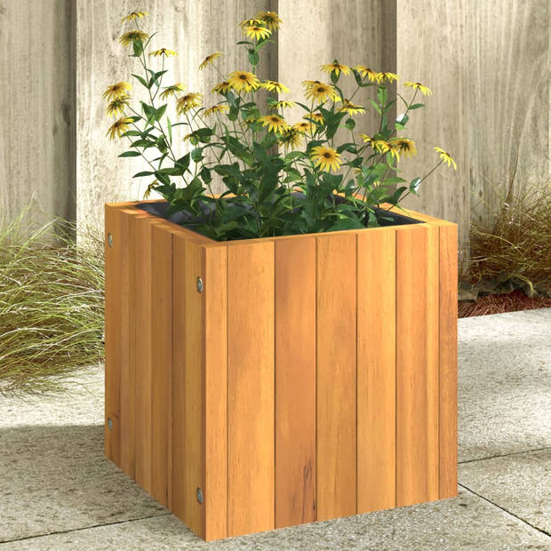 vidaXL Plantenbak 25x25x25 cm massief acaciahout