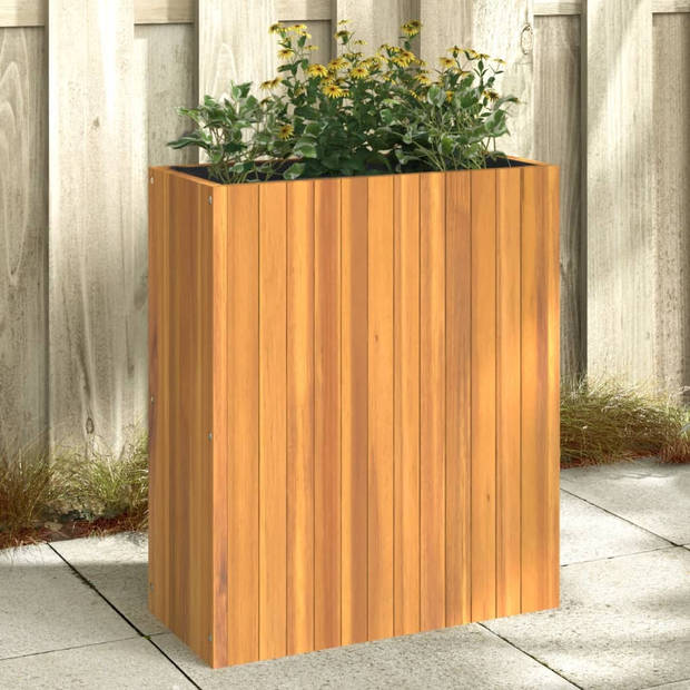 vidaXL Plantenbak 59x27,5x70 cm massief acaciahout