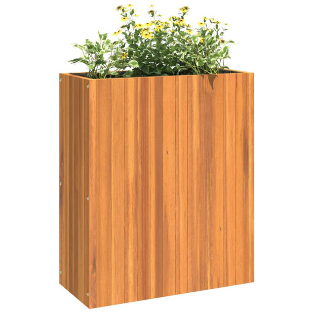 vidaXL Plantenbak 59x27,5x70 cm massief acaciahout