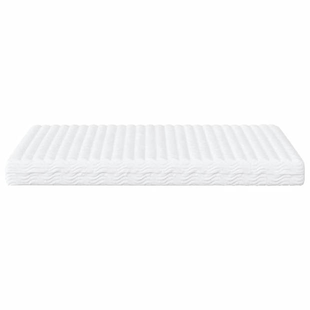 vidaXL Schuimmatras hardheid H2 H3 200x220 cm wit