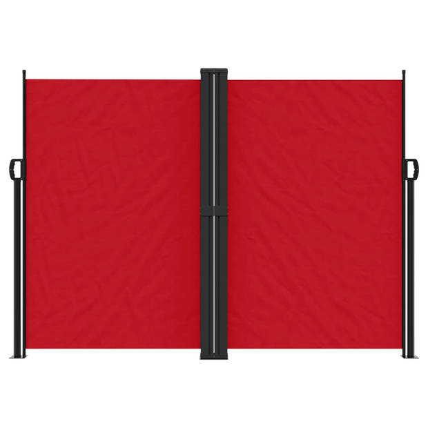 vidaXL Windscherm uittrekbaar 180x600 cm rood