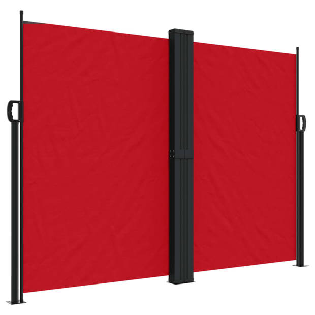 vidaXL Windscherm uittrekbaar 180x1000 cm rood