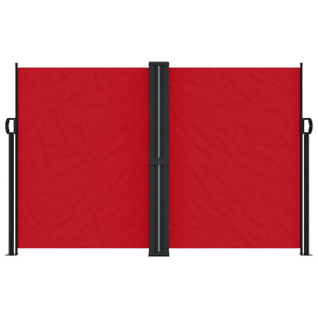 vidaXL Windscherm uittrekbaar 160x600 cm rood