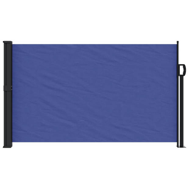 vidaXL Windscherm uittrekbaar 120x600 cm blauw