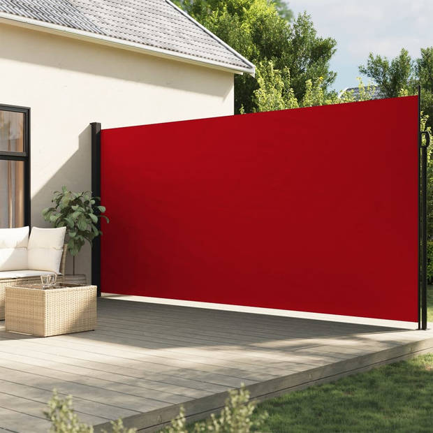 vidaXL Windscherm uittrekbaar 200x300 cm rood