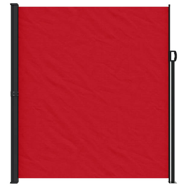 vidaXL Windscherm uittrekbaar 220x500 cm rood