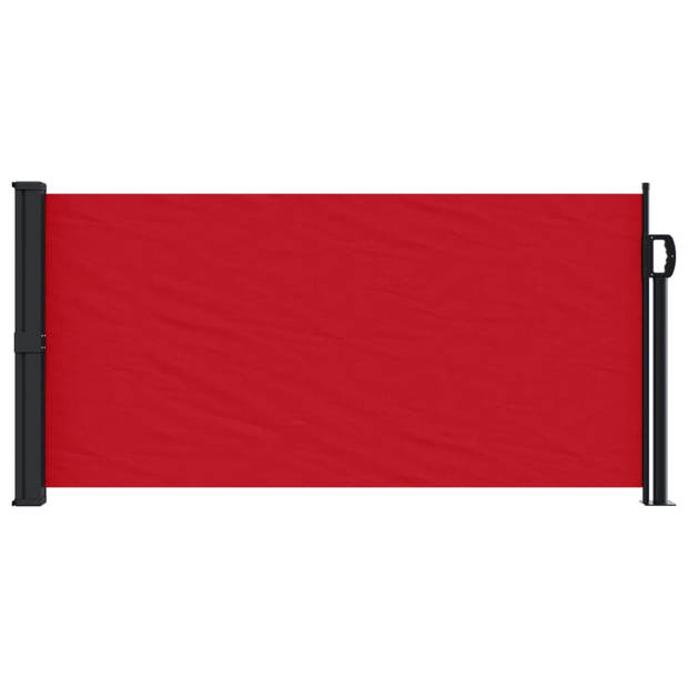 vidaXL Windscherm uittrekbaar 100x500 cm rood