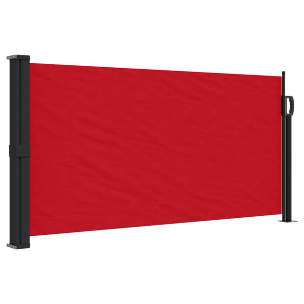 vidaXL Windscherm uittrekbaar 100x300 cm rood