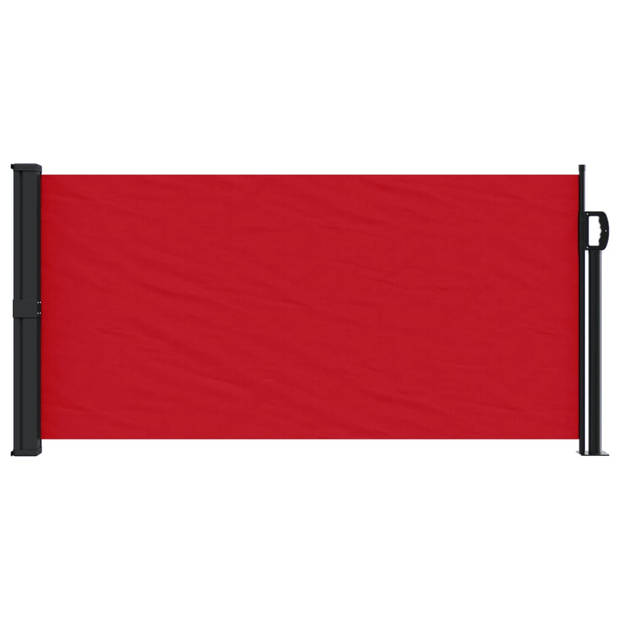 vidaXL Windscherm uittrekbaar 100x300 cm rood