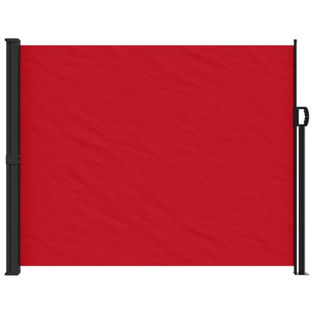 vidaXL Windscherm uittrekbaar 160x500 cm rood