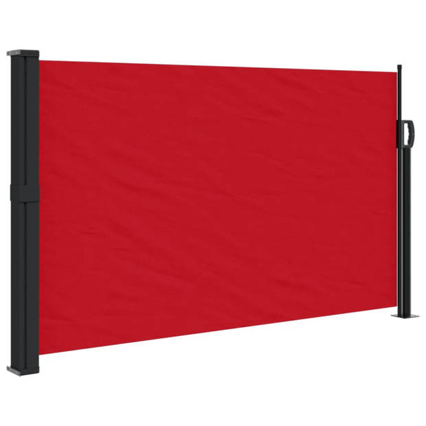 vidaXL Windscherm uittrekbaar 120x600 cm rood