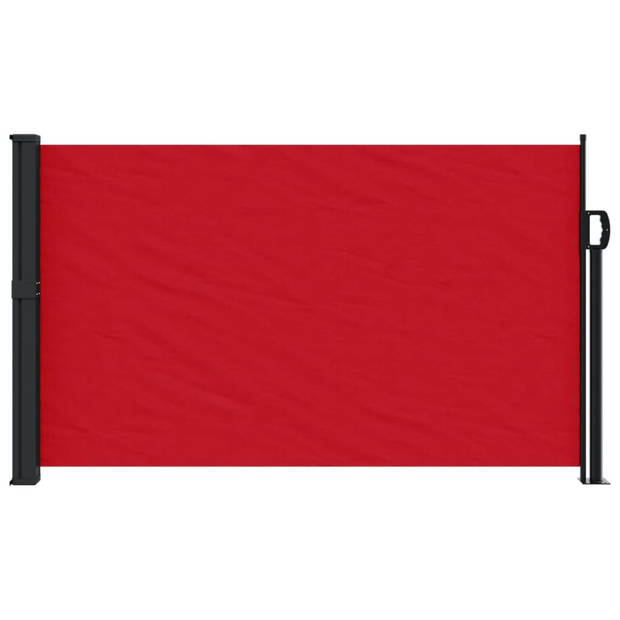 vidaXL Windscherm uittrekbaar 120x300 cm rood