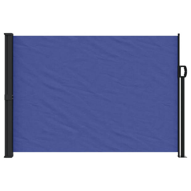 vidaXL Windscherm uittrekbaar 140x600 cm blauw