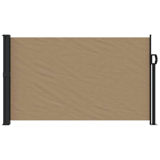 vidaXL Windscherm uittrekbaar 120x300 cm taupe