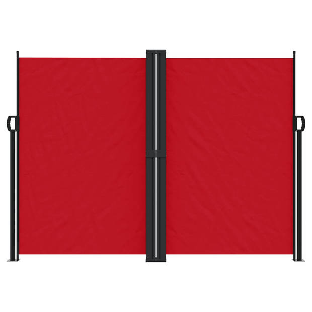 vidaXL Windscherm uittrekbaar 180x1000 cm rood