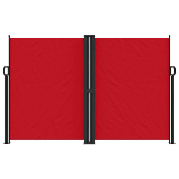 vidaXL Windscherm uittrekbaar 160x1200 cm rood