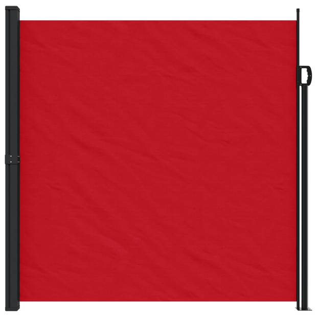 vidaXL Windscherm uittrekbaar 200x500 cm rood