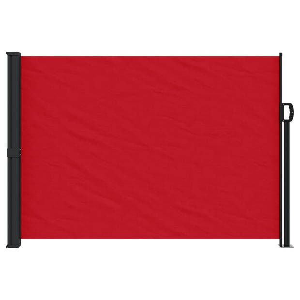 vidaXL Windscherm uittrekbaar 140x500 cm rood