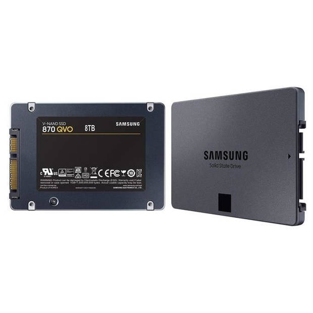 SAMSUNG - Interne SSD - 870 QVO - 8TB - 2.5 (MZ-77Q8T0BW)