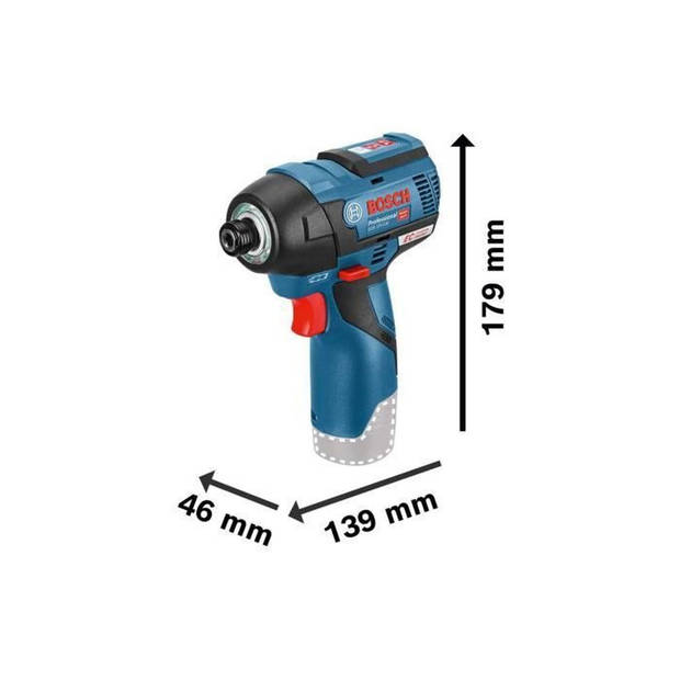 Bosch Professional DDR 12V-110 slagschroevendraaier + 2 accu's 3,0Ah in L-BOXX - 06019E0005