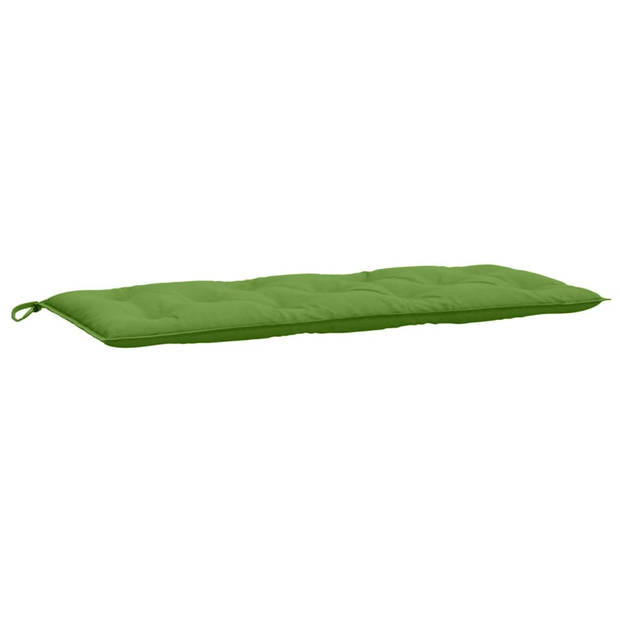 vidaXL Tuinbankkussens 2 st 120x50x7 cm stof gemêleerd groen