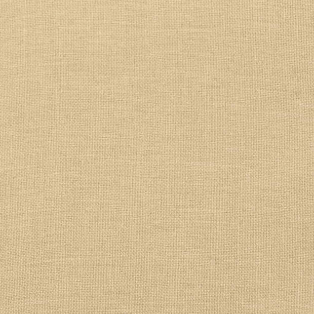 vidaXL Tuinbankkussens 2 st 120x50x7 cm stof gemêleerd beige