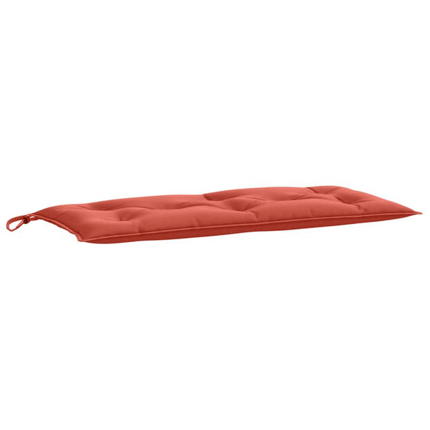 vidaXL Tuinbankkussens 2 st 100x50x7 cm stof gemêleerd rood