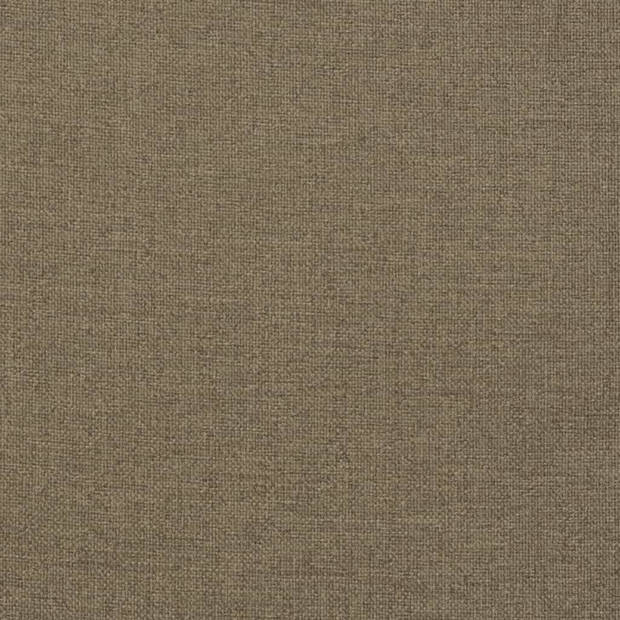 vidaXL Tuinbankkussens 2 st 100x50x7 cm stof gemêleerd taupe