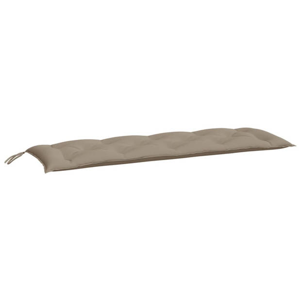 vidaXL Tuinbankkussen 150x50x7 cm oxford stof taupe