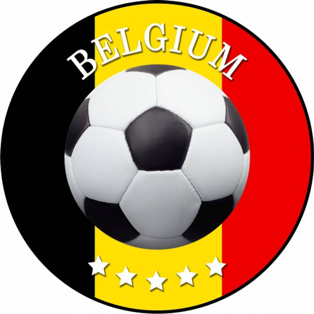 Belgie thema voetbal bierviltjes - Bierfiltjes